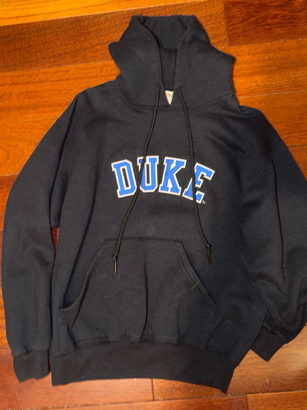 Soffe Navy Duke Pullover Hoodie with Blue White Logo